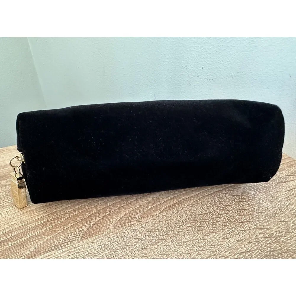 Dolce & Gabbana The One Cosmetic Pouch Travel Makeup Bag Beauty Black Velvet